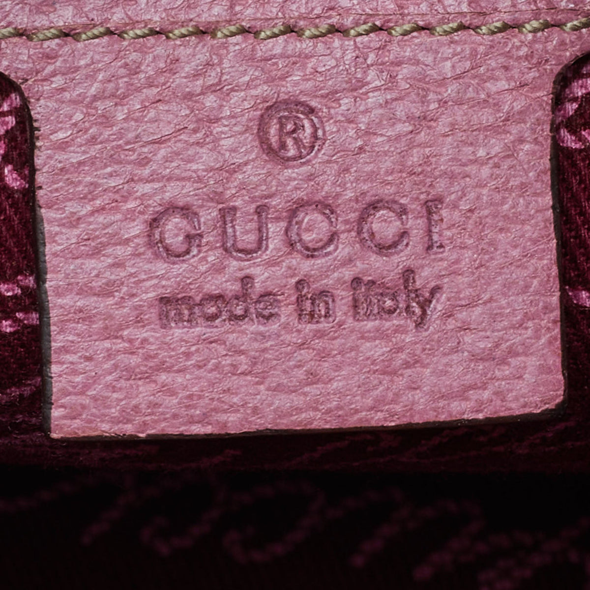GUCCI Beige/Pink GG Canvas and Leather Hobo