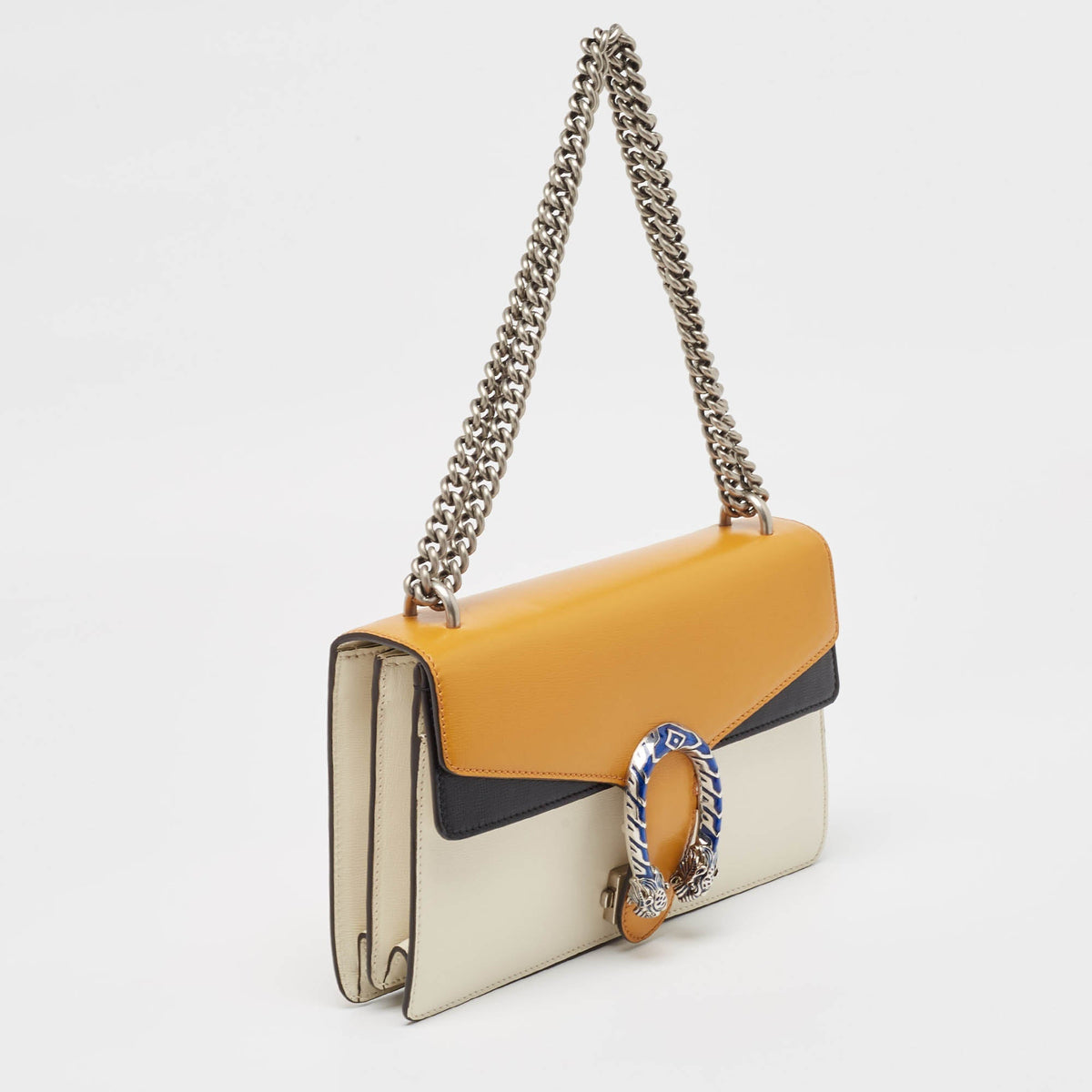 GUCCI Tricolor Leather Small Dionysus Shoulder Bag