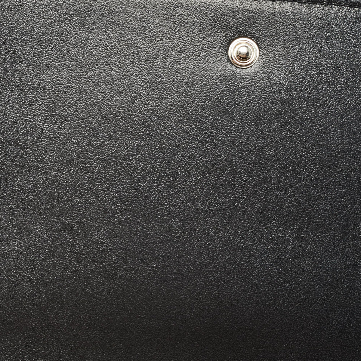 GUCCI Black Matelasse Leather GG Marmont Chain Clutch