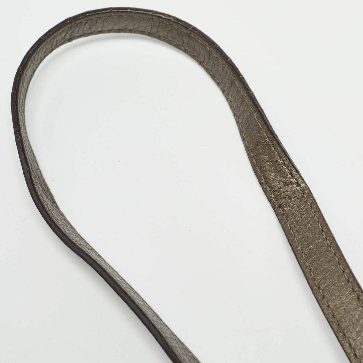 GUCCI Metallic Grey Leather Small Soho Disco Crossbody Bag
