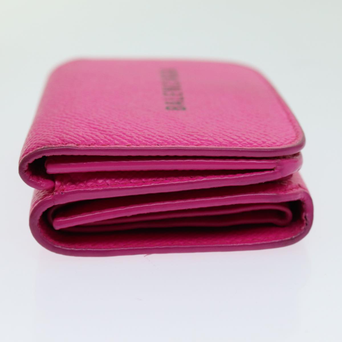 balenciaga Wallet Leather Pink 593813 Auth mr046