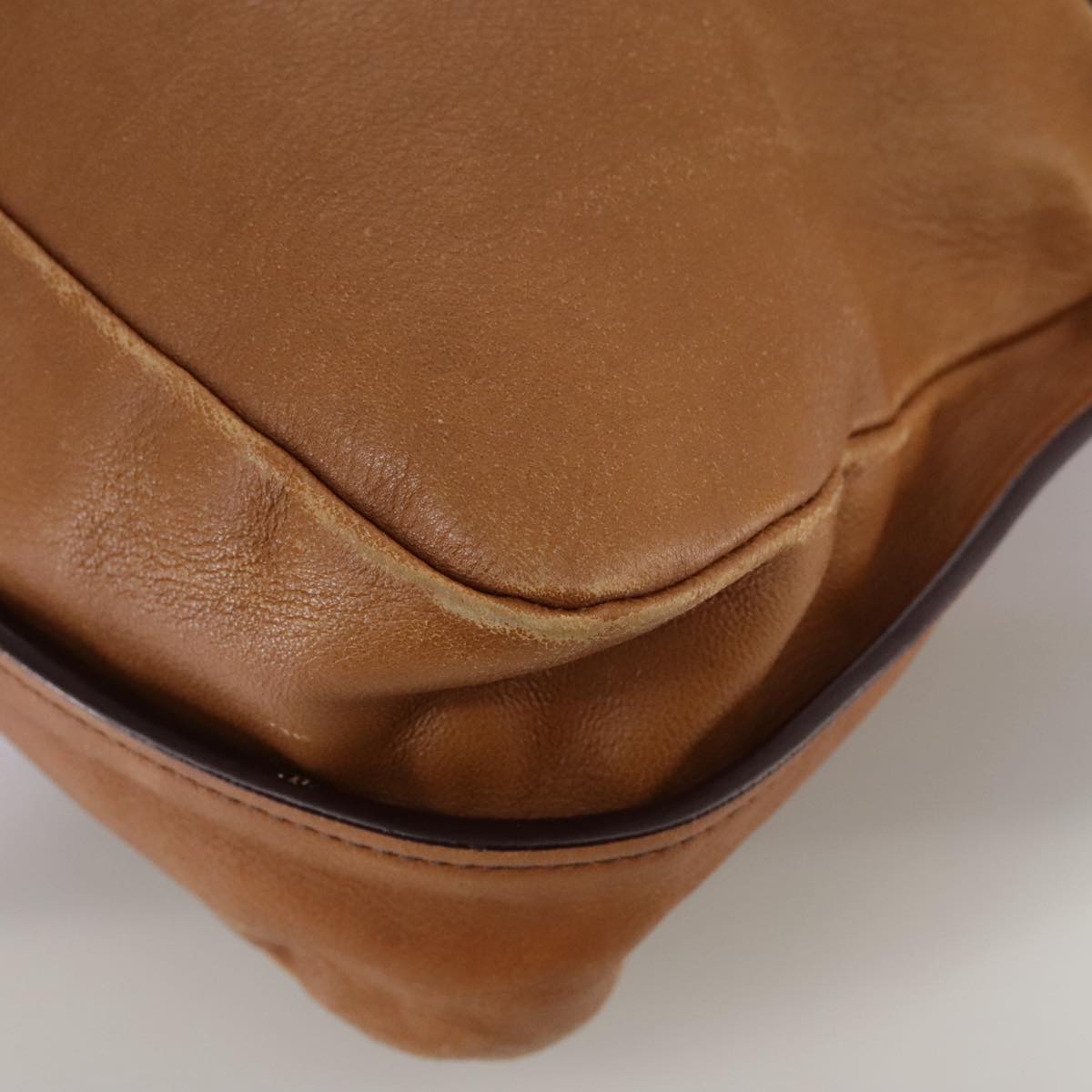 Chloe Margaret Hand Bag Leather 2way Brown Gold mr897