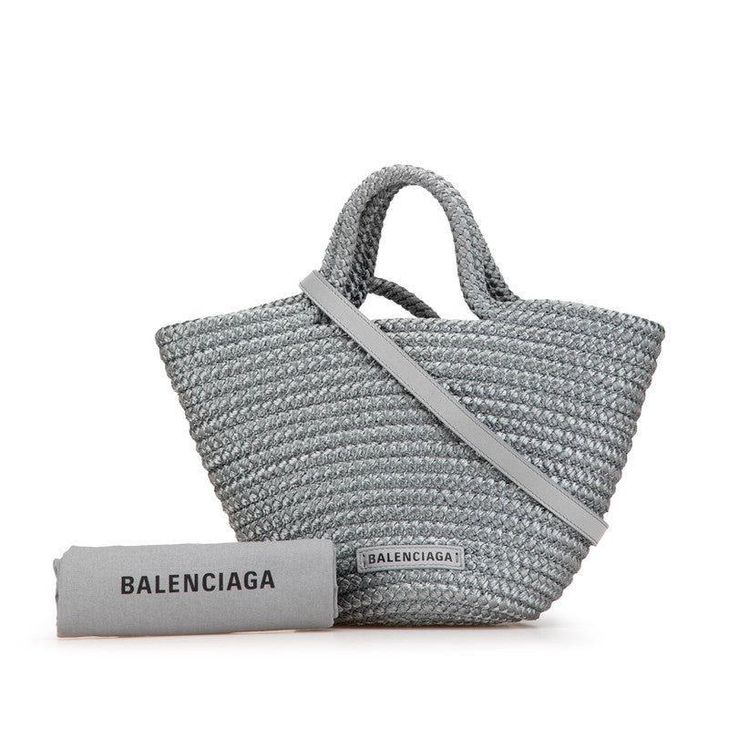 balenciaga Ibiza Small Canvas Handbag 2WAY