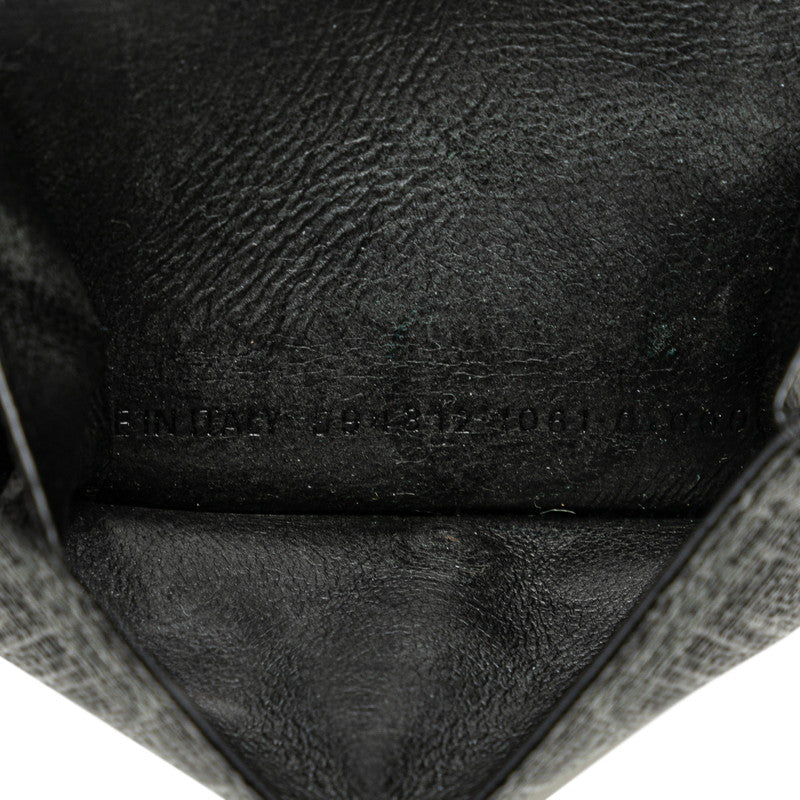 balenciaga Logo Leather Tri-Fold Wallet