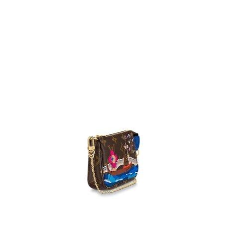 Louis Vuitton MINI POCHETTE ACCESSOIRES BLUE