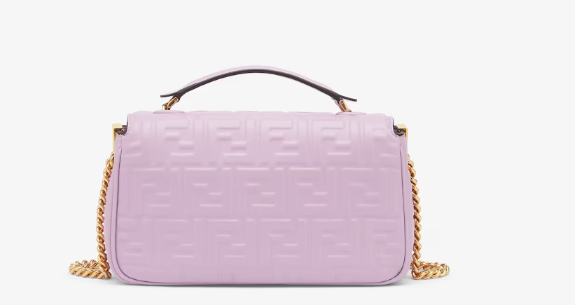 Fendi Baguette Chain Midi Nappa leather Bag