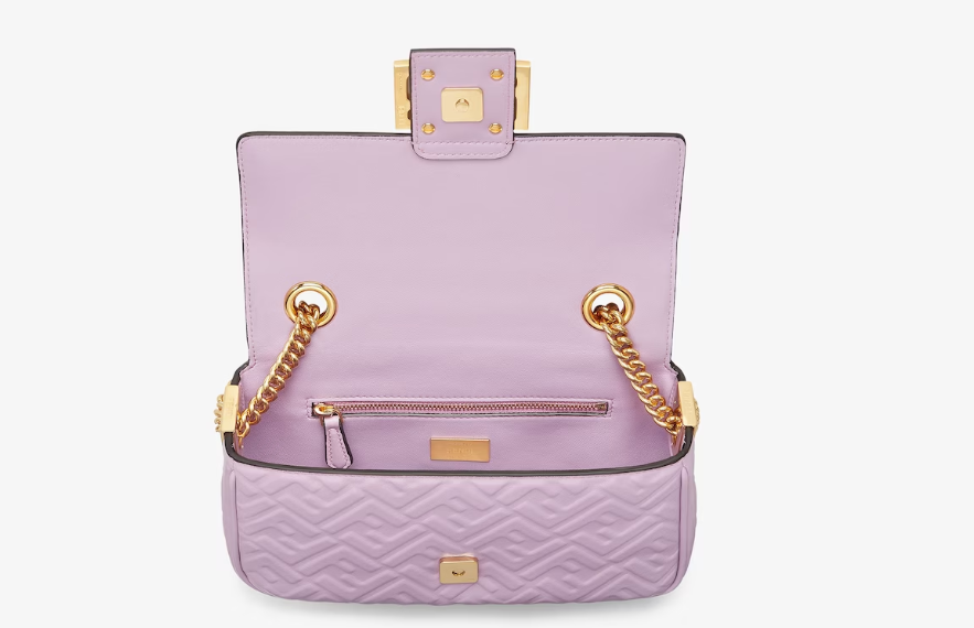 Fendi Baguette Chain Midi Nappa leather Bag