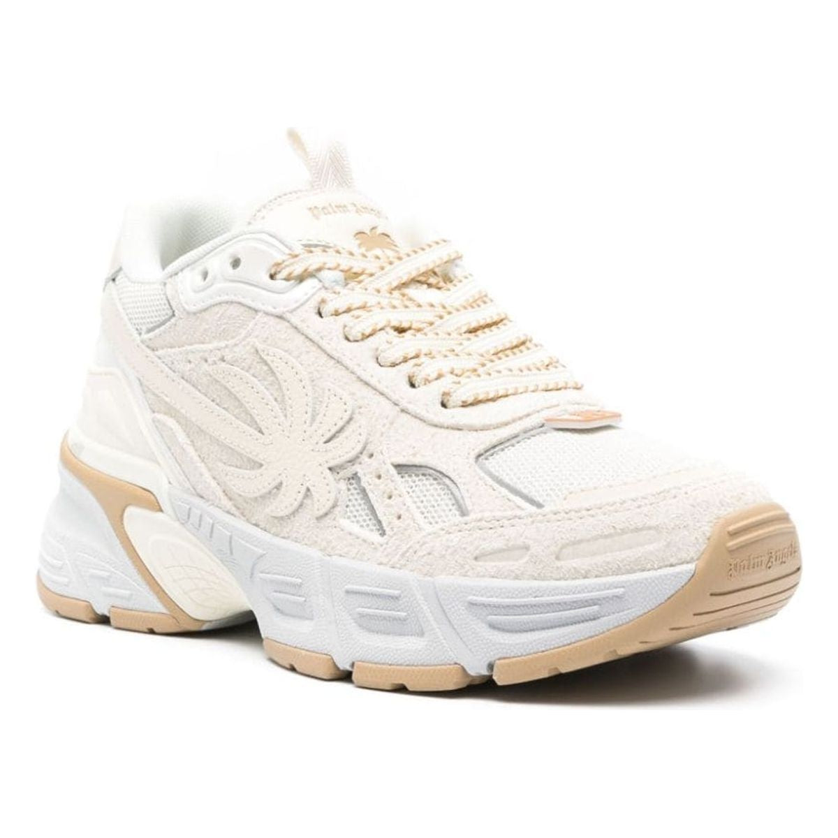 MAXI BEIGE SNEAKER PALM TREE LOGO