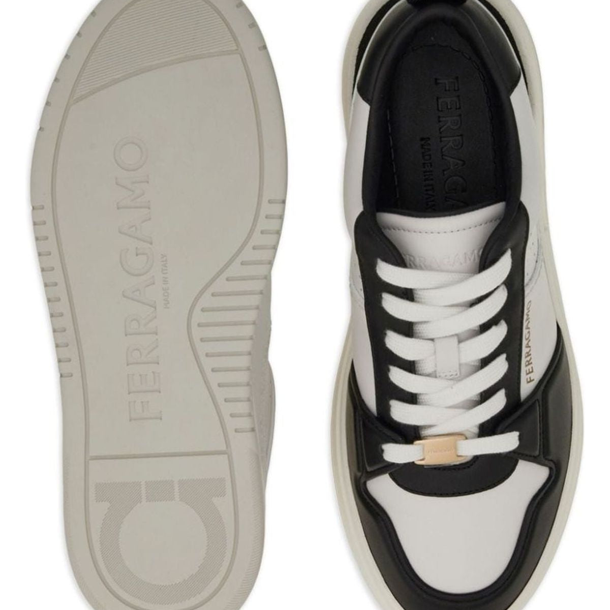 LOGO LEATHER SNEAKERS