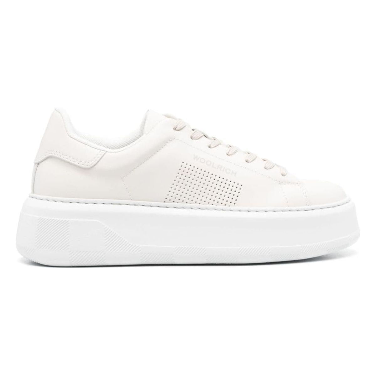 CHUNKY COURT LEATHER SNEAKERS