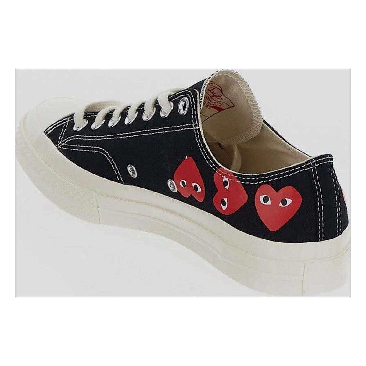 PLAY CONVERSE MULTI HEART LOW TOP