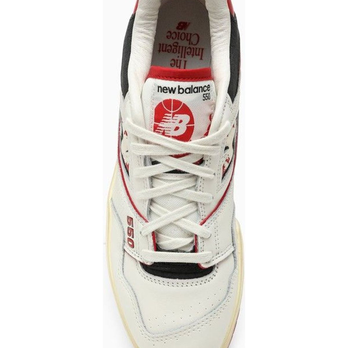 LOW 550 WHITE/VINTAGE RED SNEAKERS
