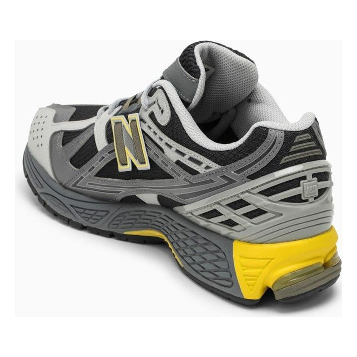 LOW 1906 UTILITY GREY/LEMON TRAINER