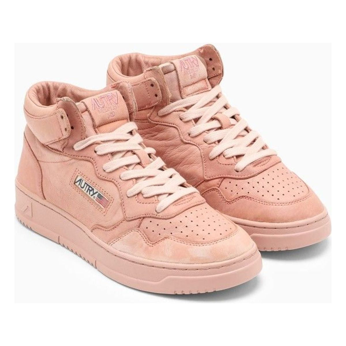 MEDALIST MID SNEAKERS IN PEACH SUEDE