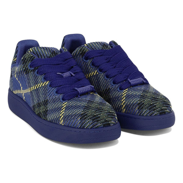 "CHECK KNIT BOX" SNEAKERS