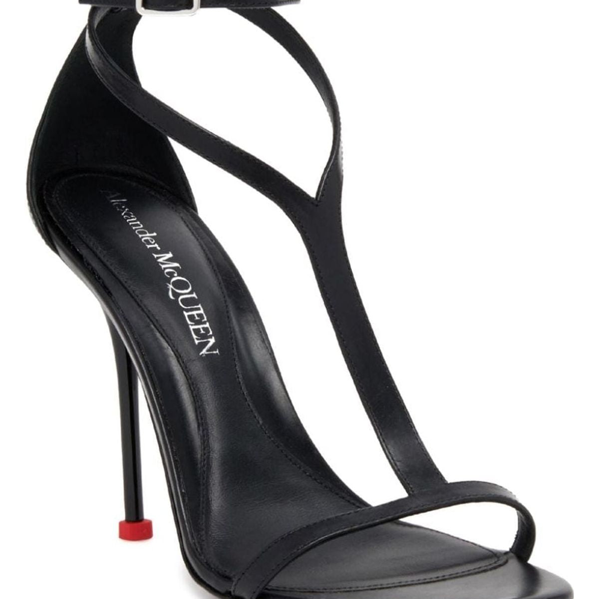 LEATHER HEEL SANDALS