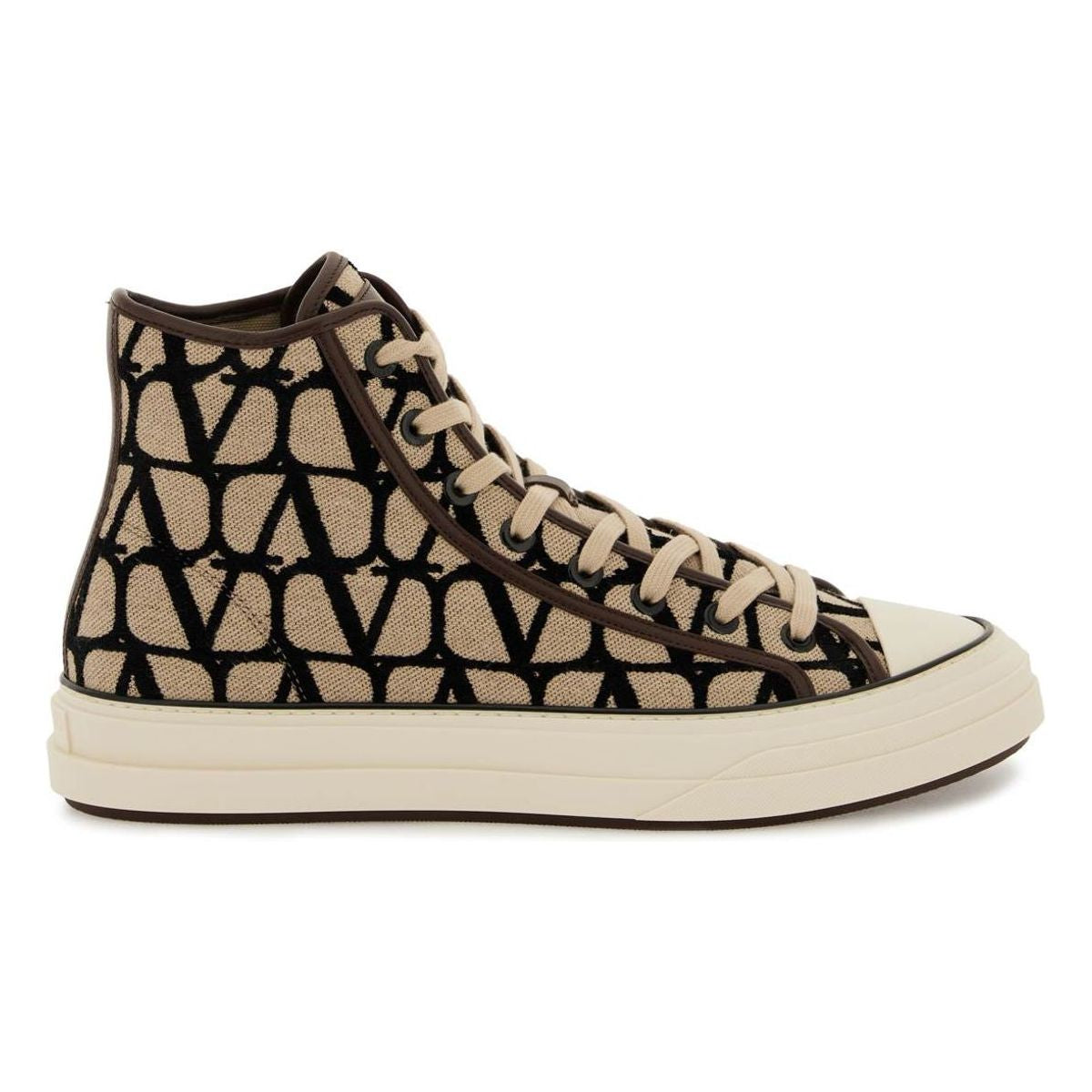 TOTALOOP TOILE ICONOGRAPHE HIGH-TOP SNEAKERS