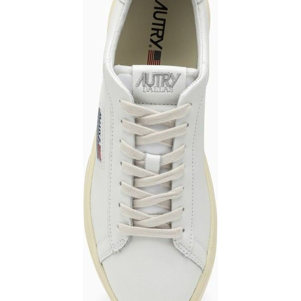 WHITE LEATHER DALLAS SNEAKERS