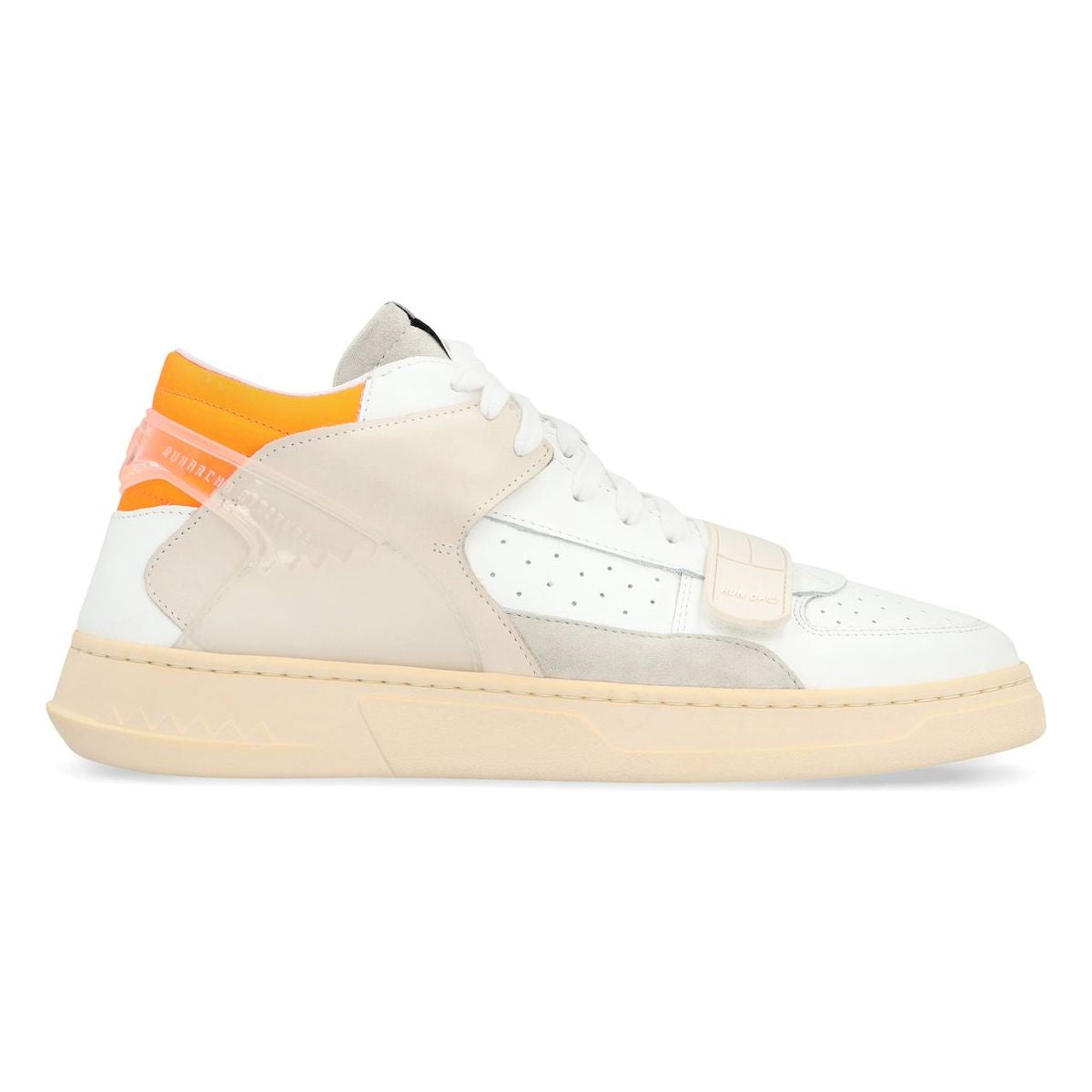 LEATHER MID-TOP SNEAKERS