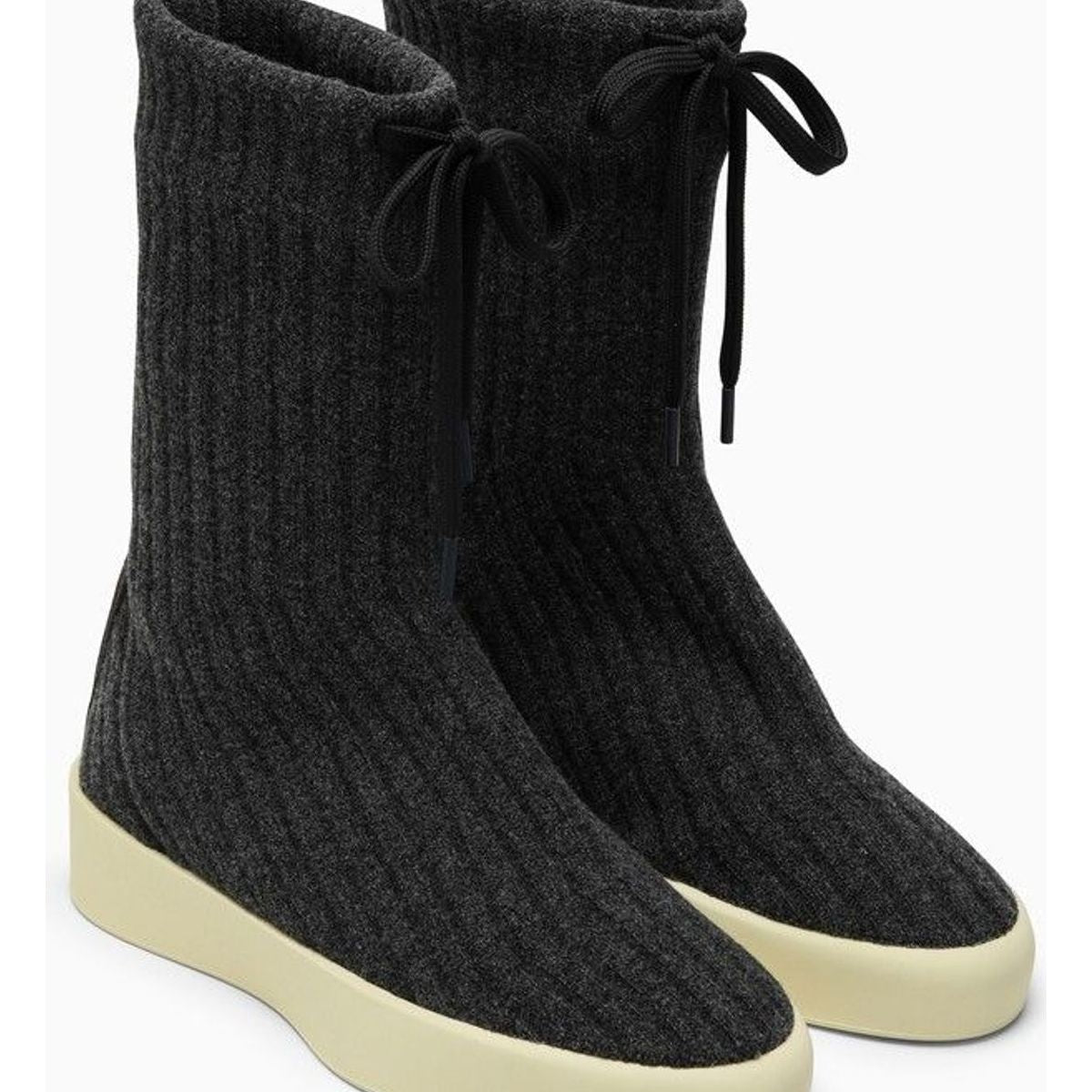 MOC KNIT HI DARK GREY BOOT