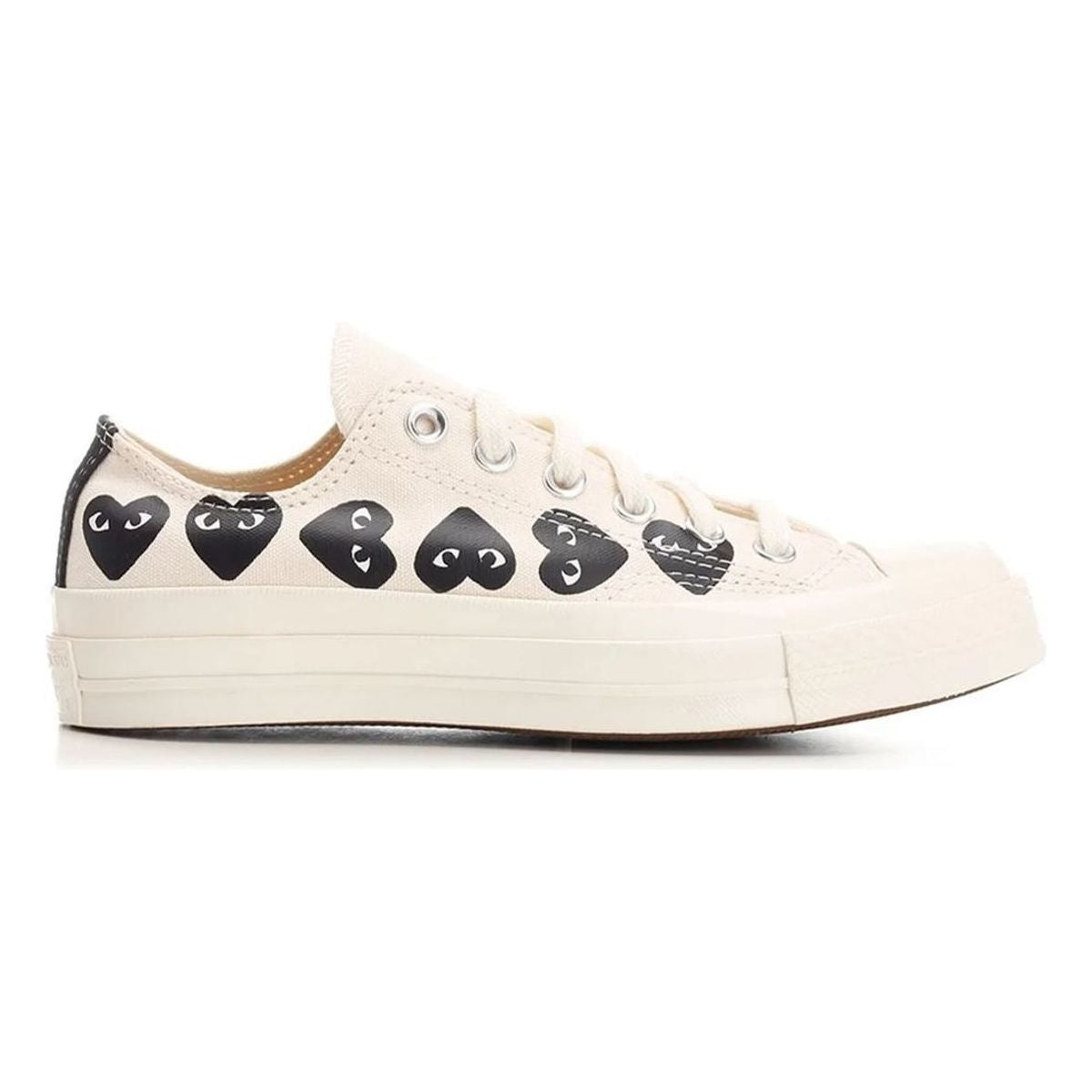 PLAY CONVERSE MULTI HEART LOW TOP