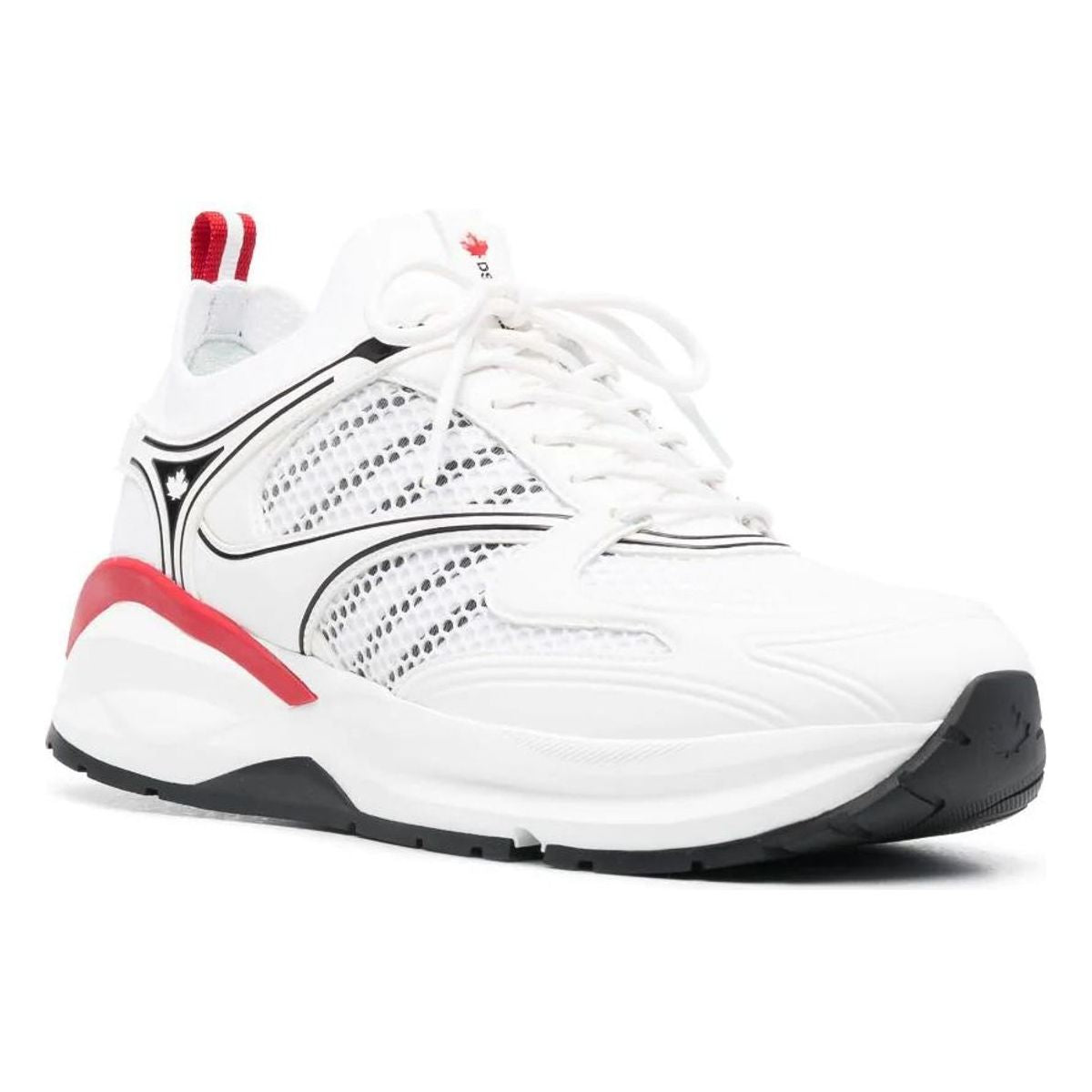 DSQUARED2 X DASH PANELLED LOW-TOP SNEAKERS