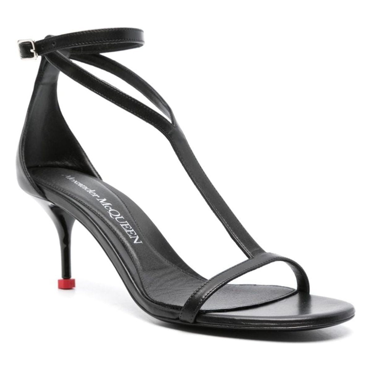 LEATHER HEEL SANDALS