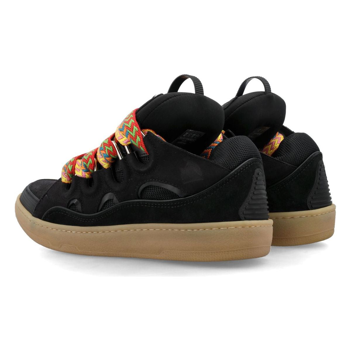 LEATHER CURB SNEAKERS