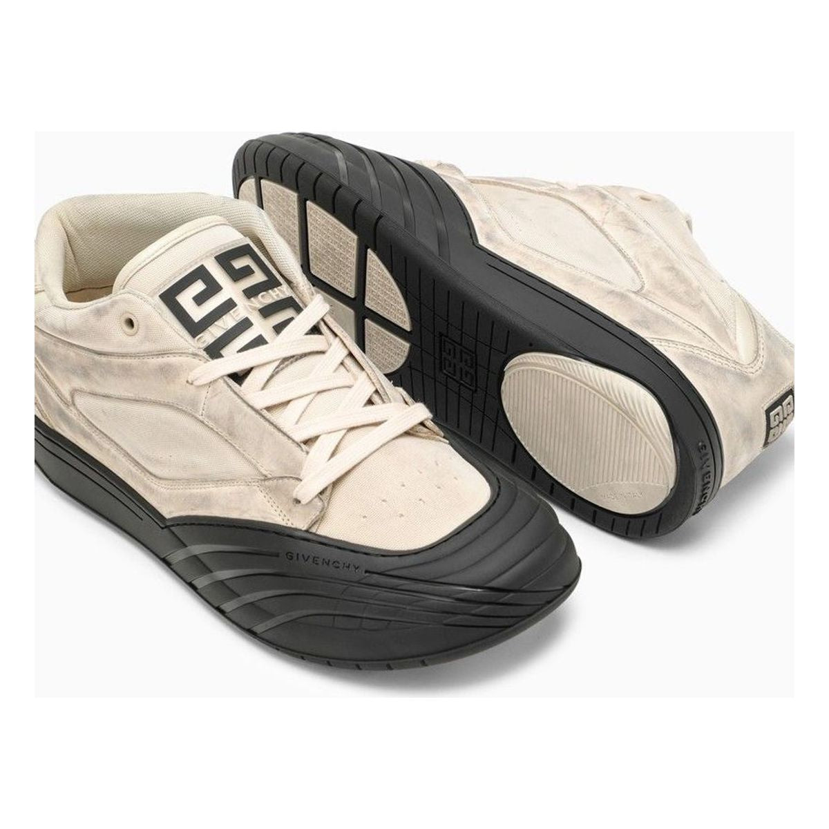 STONE GREY NUBUCK LOW SKATE TRAINER