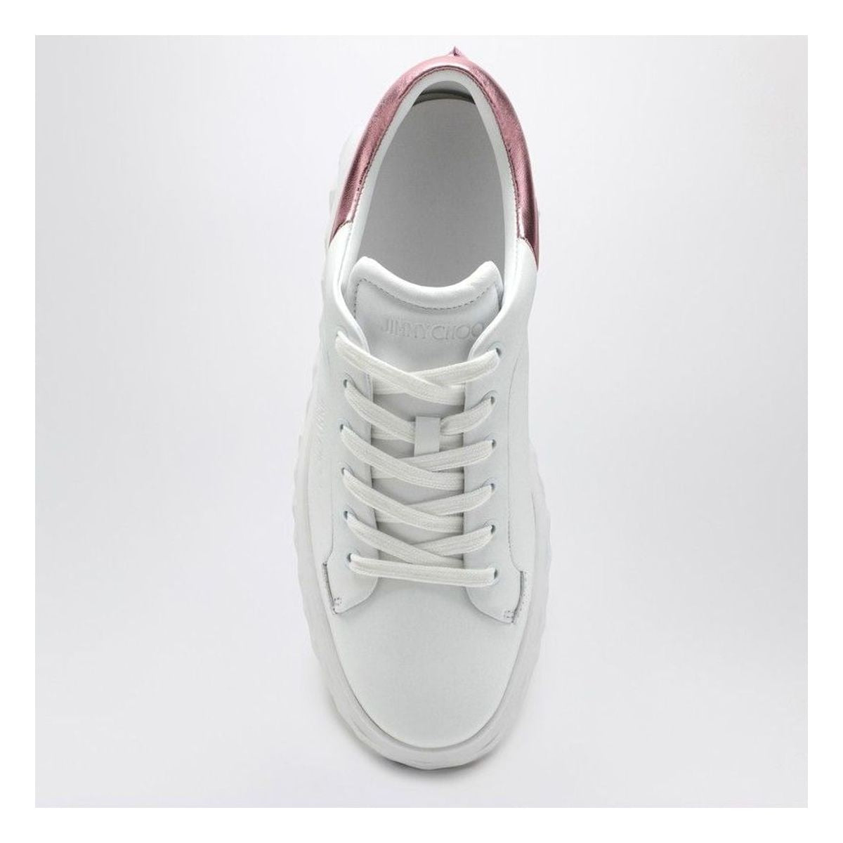DIAMOND MAXI WHITE/PINK METALLIC SNEAKER