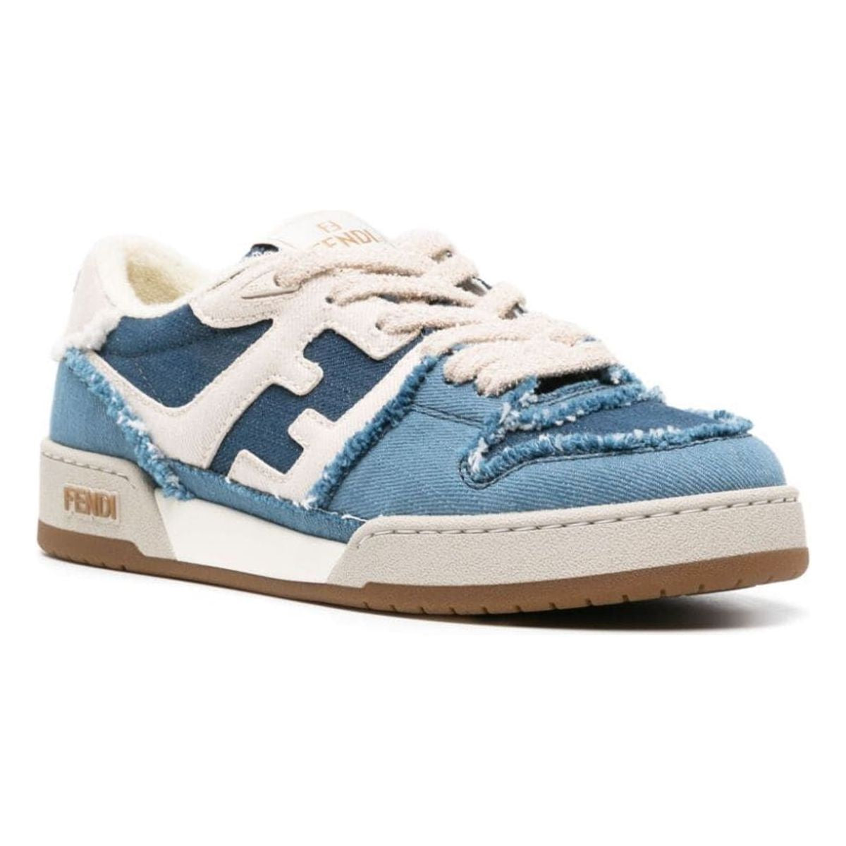 MATCH LOW TRAINER IN BLUE DENIM