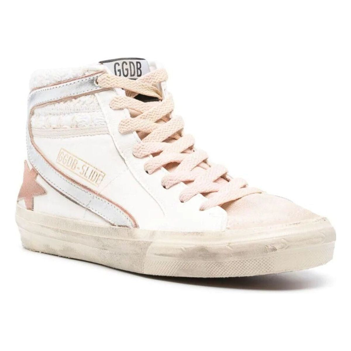 GOLDEN GOOSE SLIDE HIGH-TOP SNEAKERS