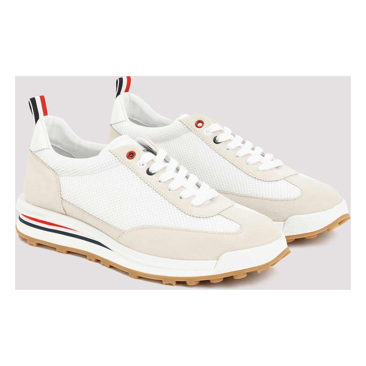 MESH AND SUEDE LEATHER SNEAKERS IN 9