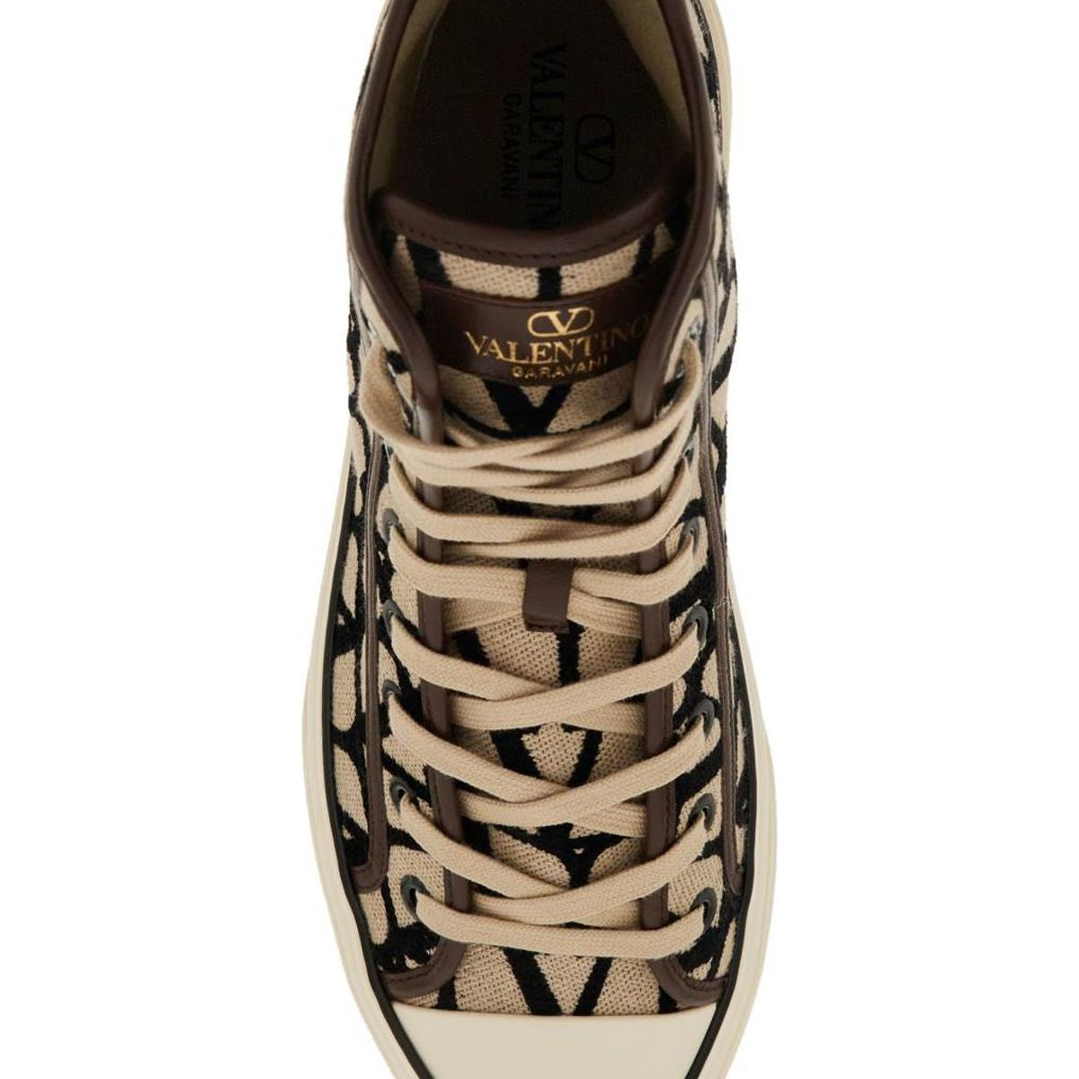 TOTALOOP TOILE ICONOGRAPHE HIGH-TOP SNEAKERS