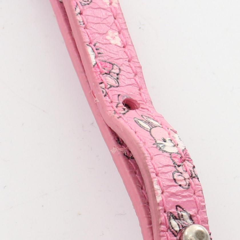 balenciaga Le Cagole Mini Bag Pink Rabbit Leather 2WAY Chain Handbag