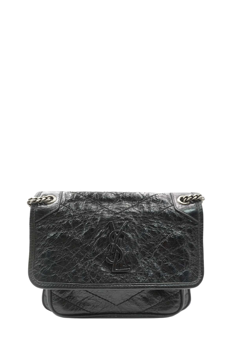 Baby Monogram Matelasse Niki Bag Black