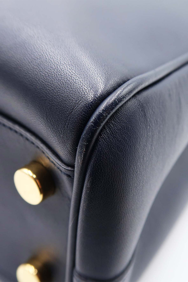 Cassandre Shopper Tote Navy