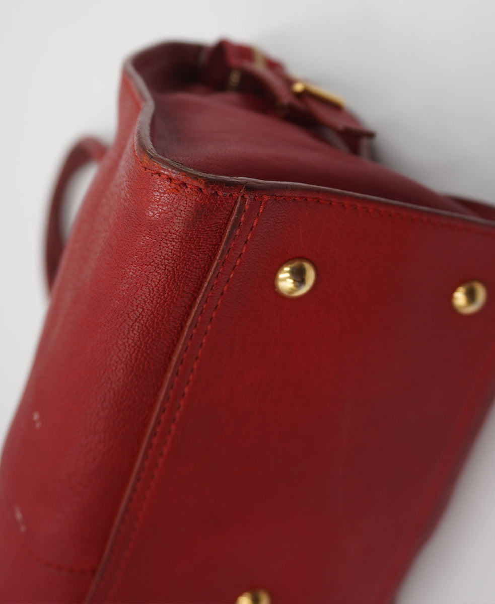 Chyc Cabas Leather Tote Pink