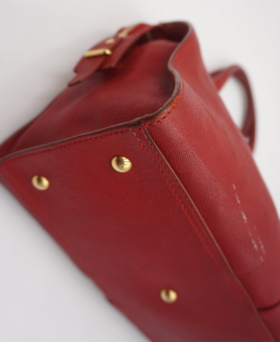 Chyc Cabas Leather Tote Pink