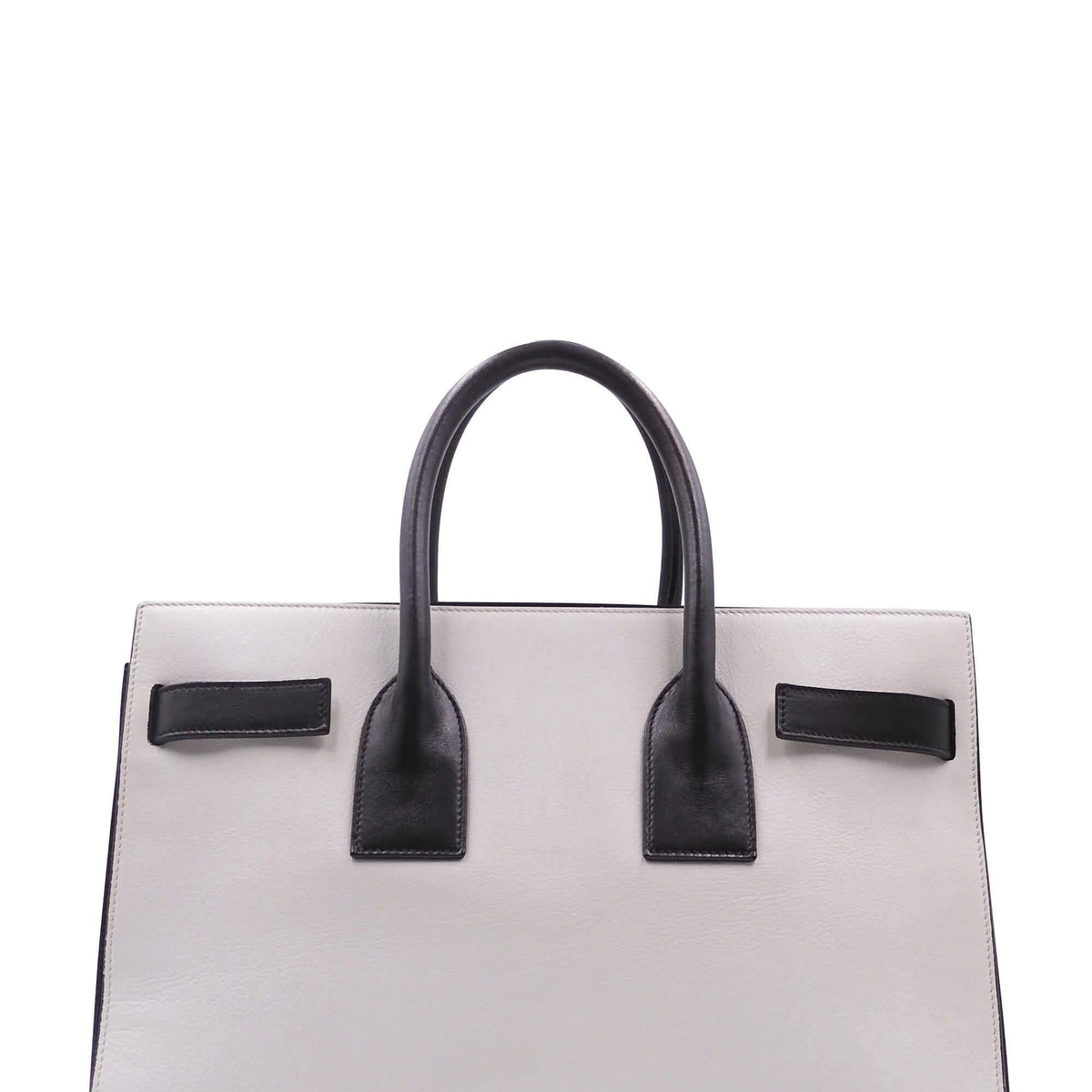 Classic Small Sac De Jour Bicolor White