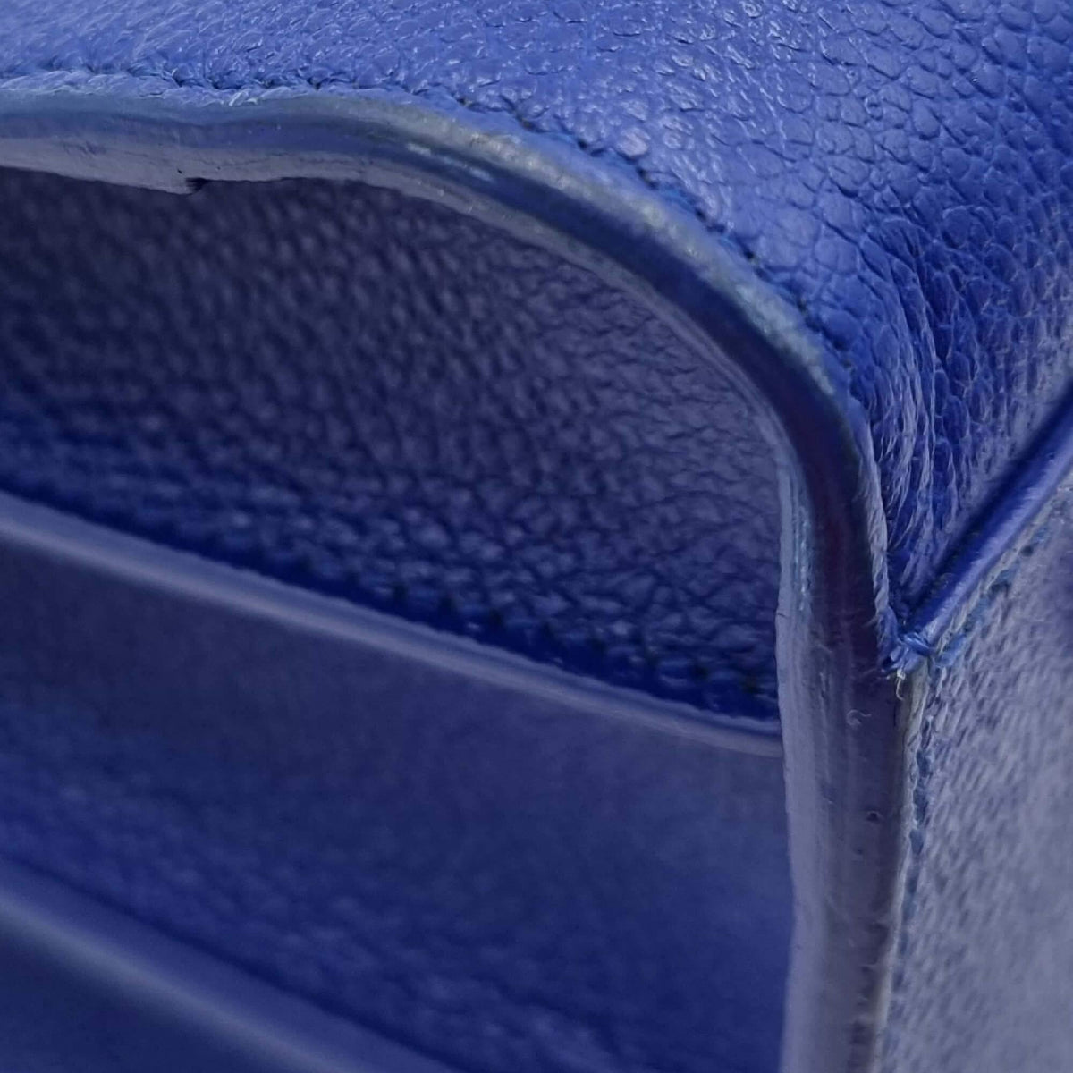 Classic Small Sac De Jour Blue with Silver Hardware