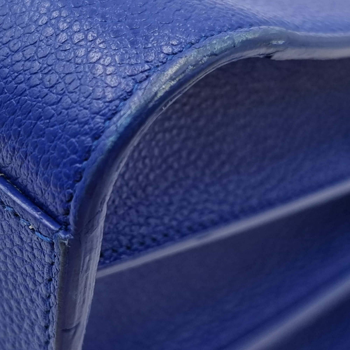 Classic Small Sac De Jour Blue with Silver Hardware