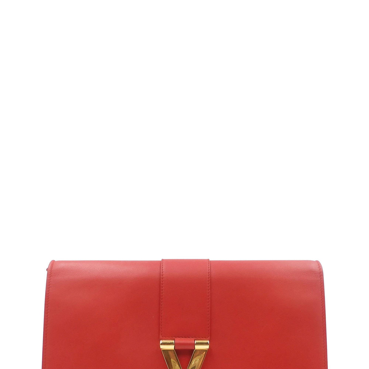Classic Y Ligne Wallet on Chain Red