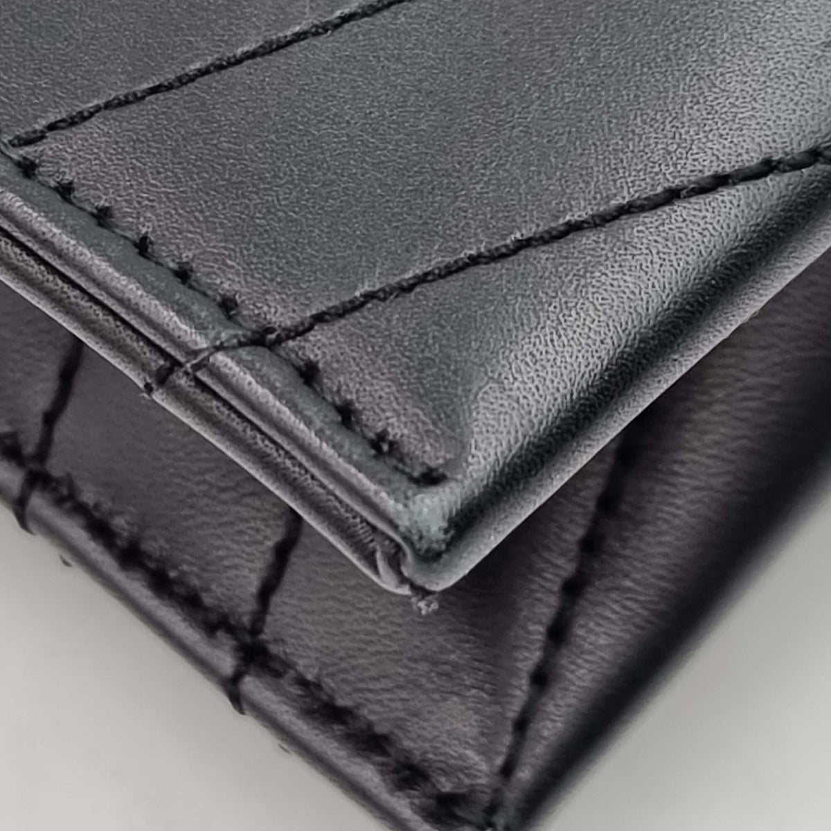 Envelope Monogram Clutch Black