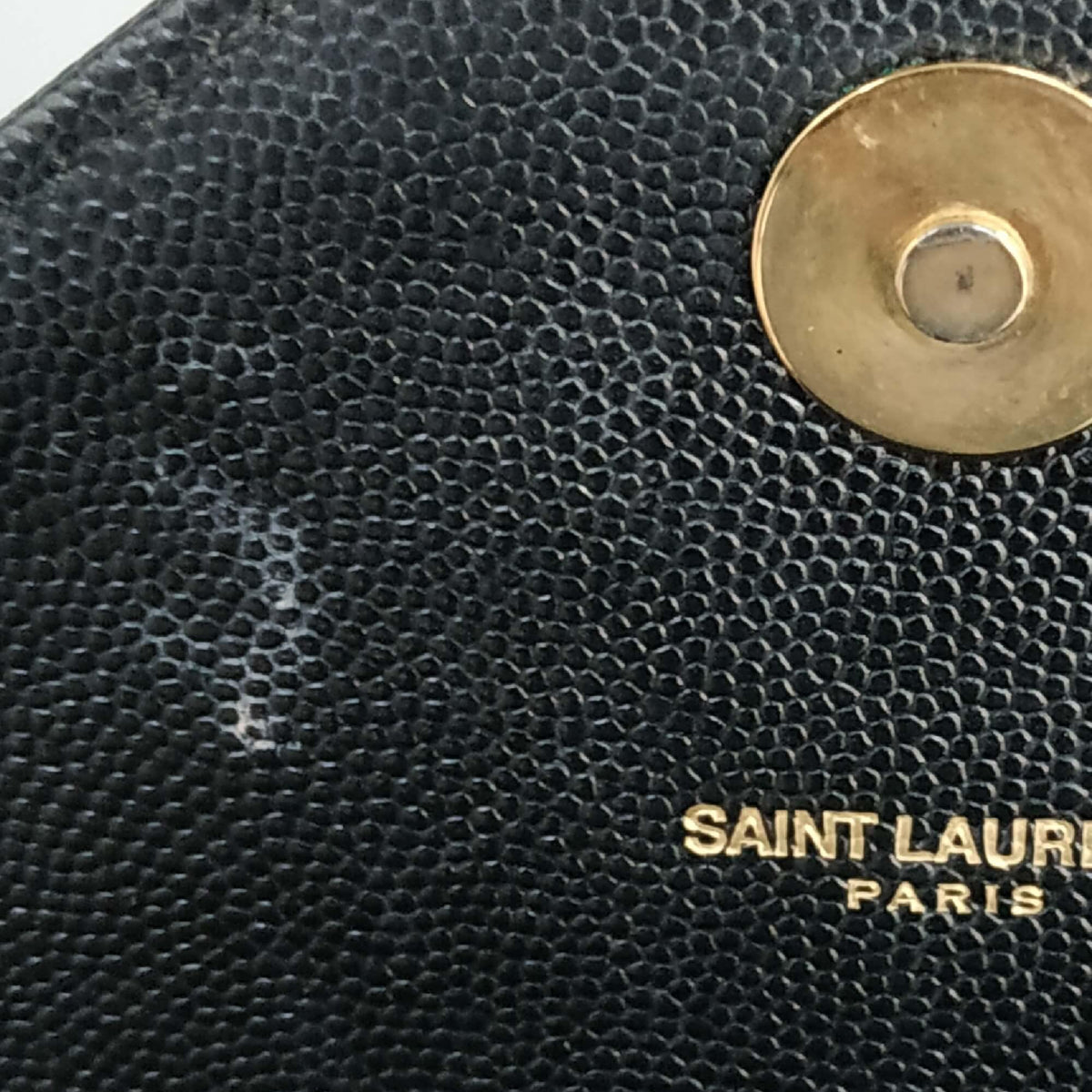Large Matelasse Monogram Envelope Bag Black