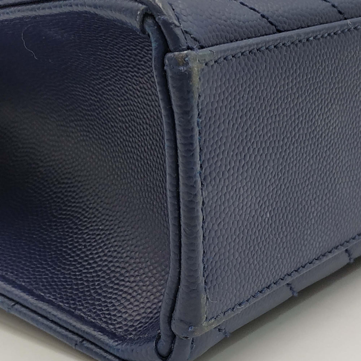 Large Matelasse Monogram Envelope Bag Blue