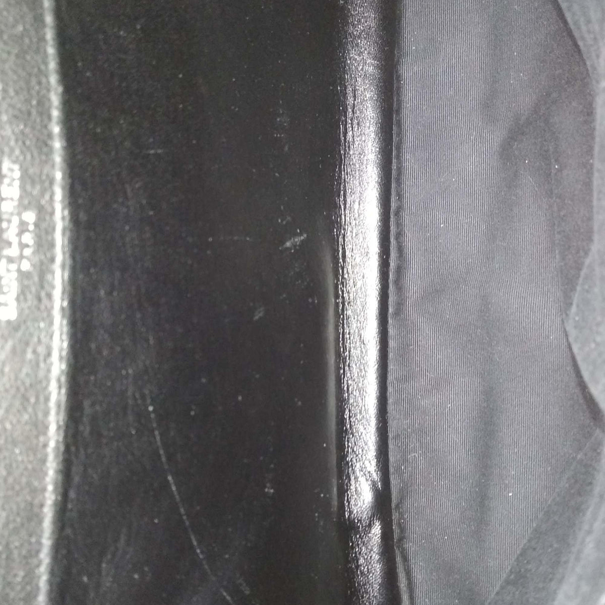 Large Monogram College Bag Dark Grey with Silver Hardware Dark Grey