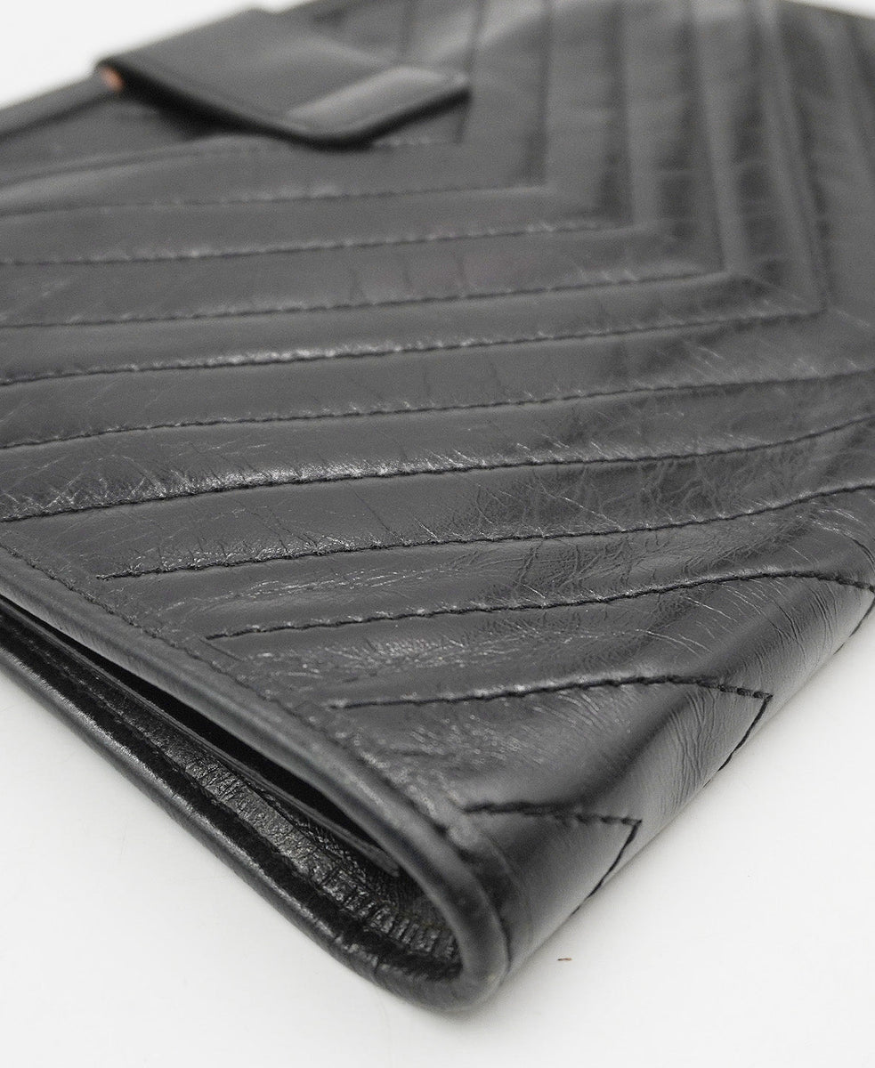 Leather Clutch Black