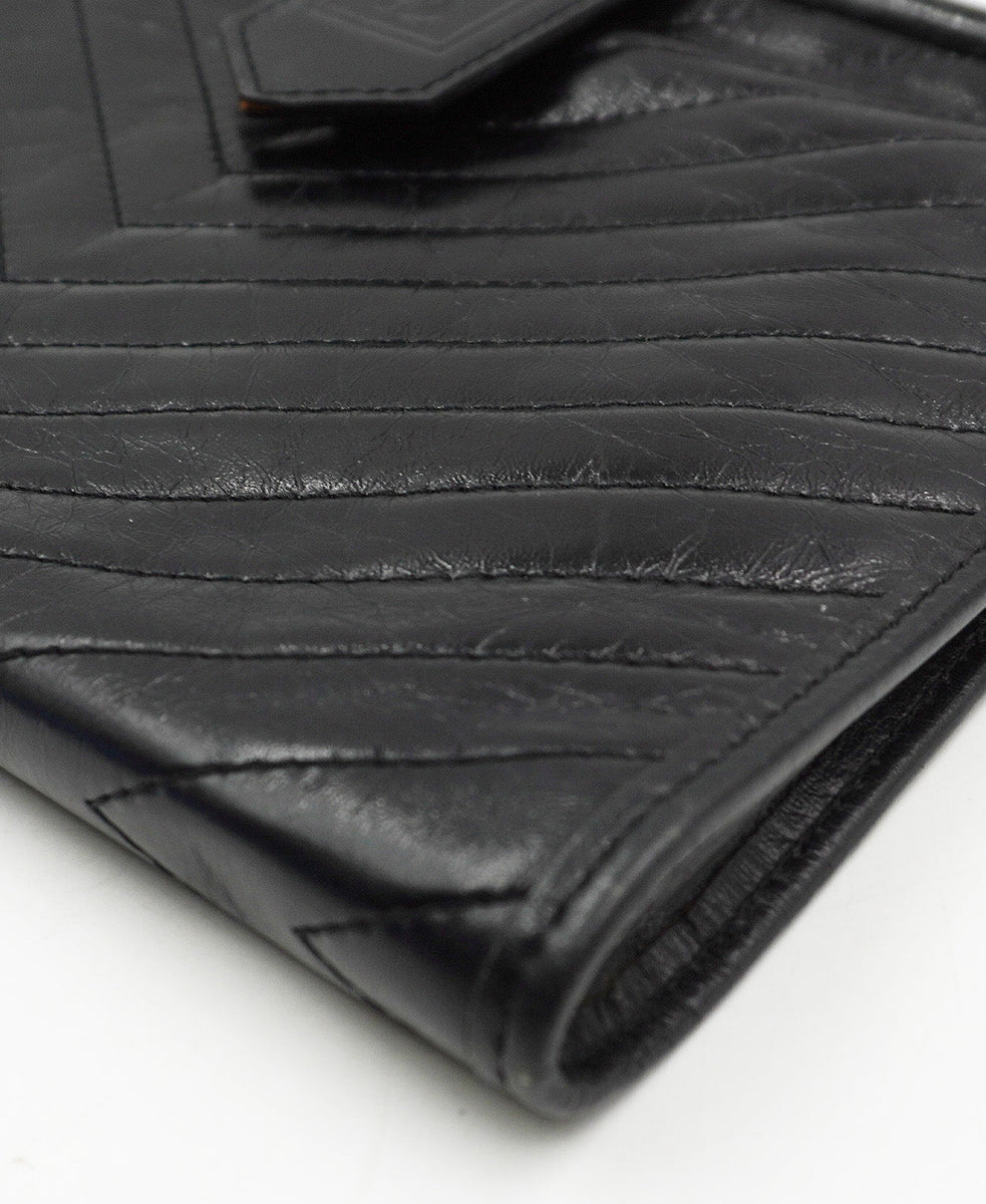 Leather Clutch Black