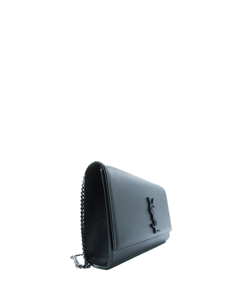 Medium Monogram Kate Grain Leather Black
